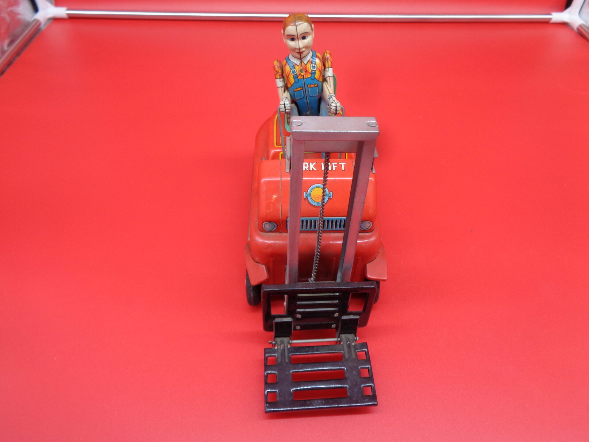 Vintage toy forklift