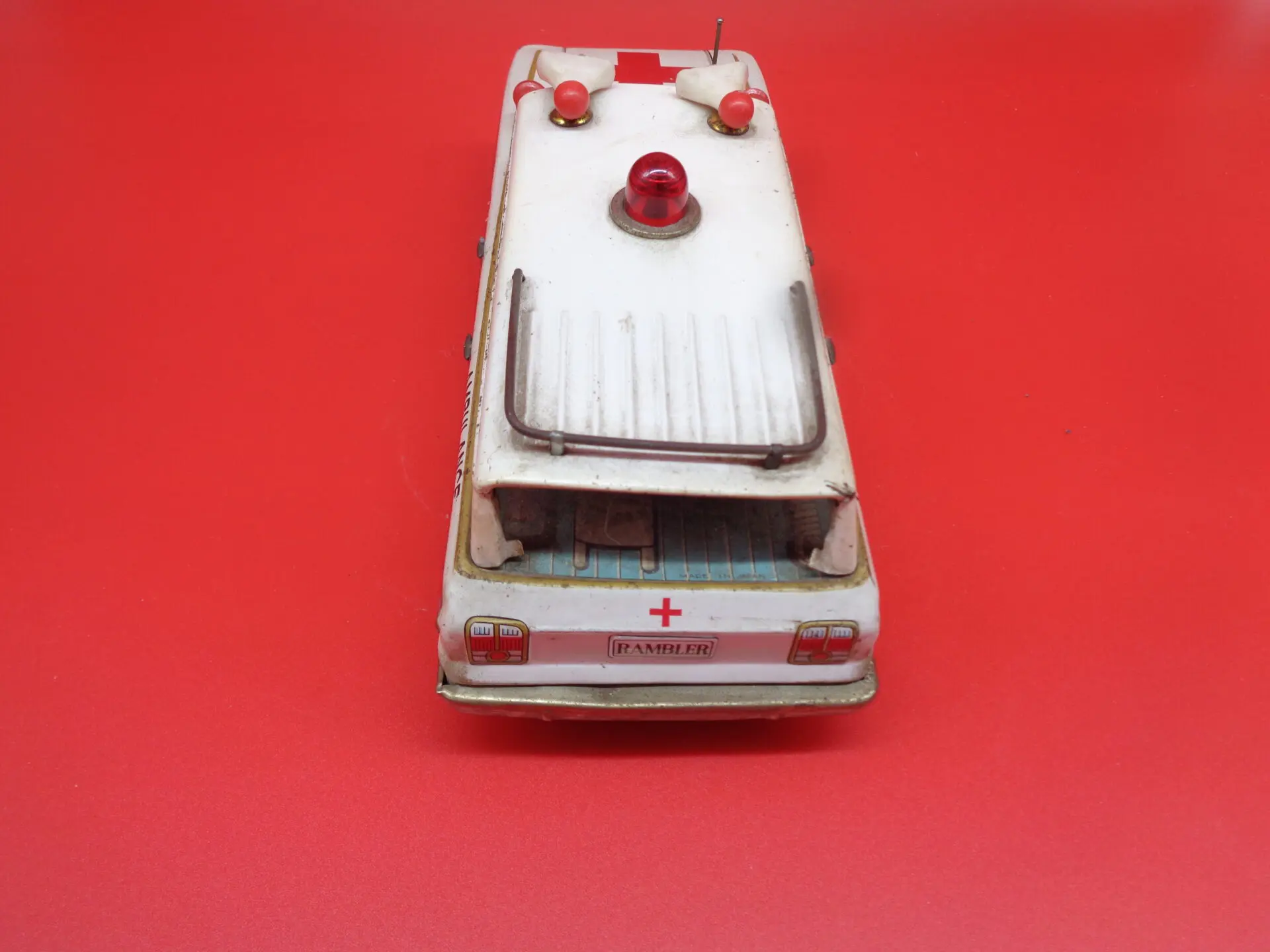 Vintage toy ambulance