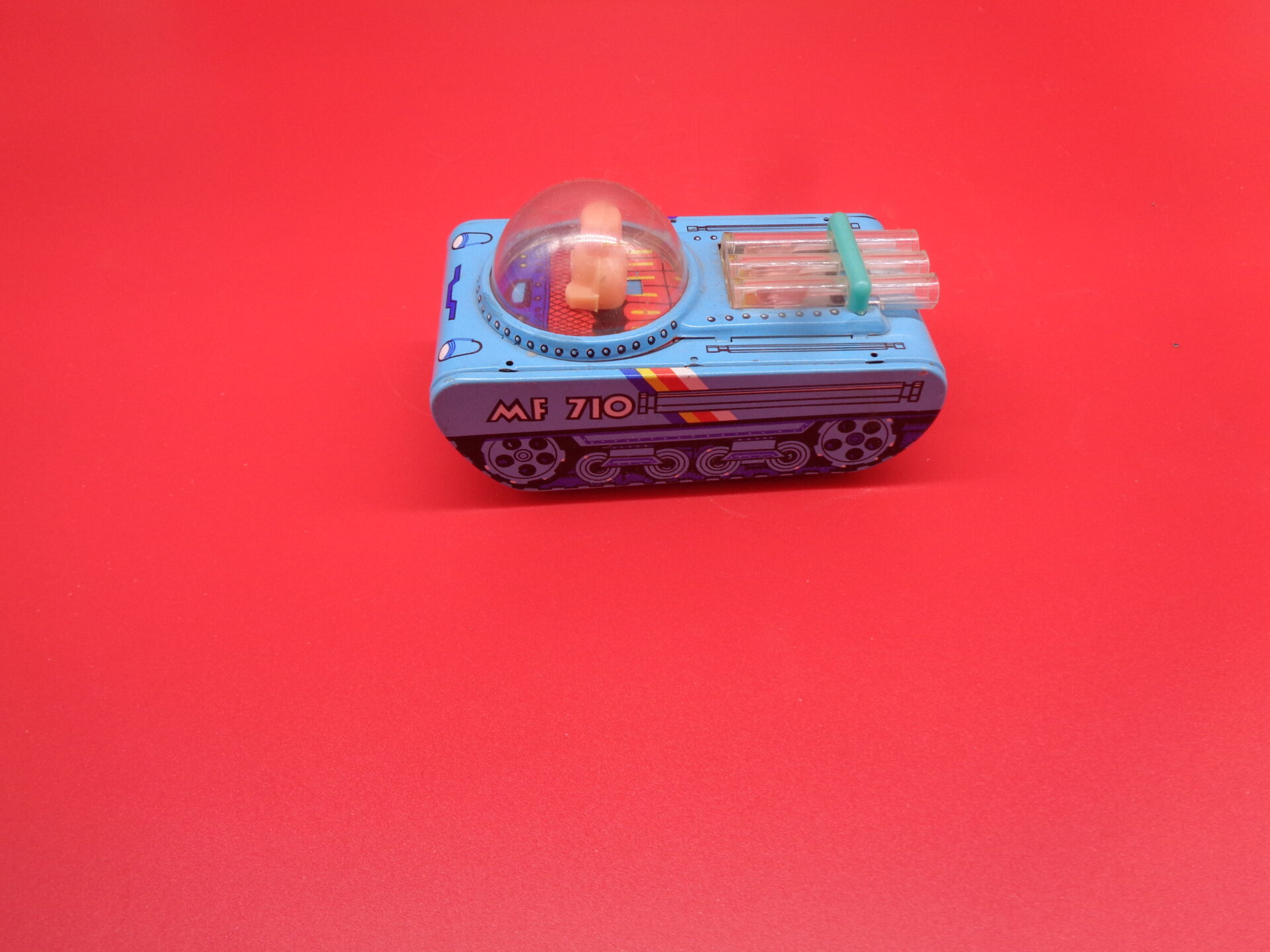 Vintage futuristic toy car