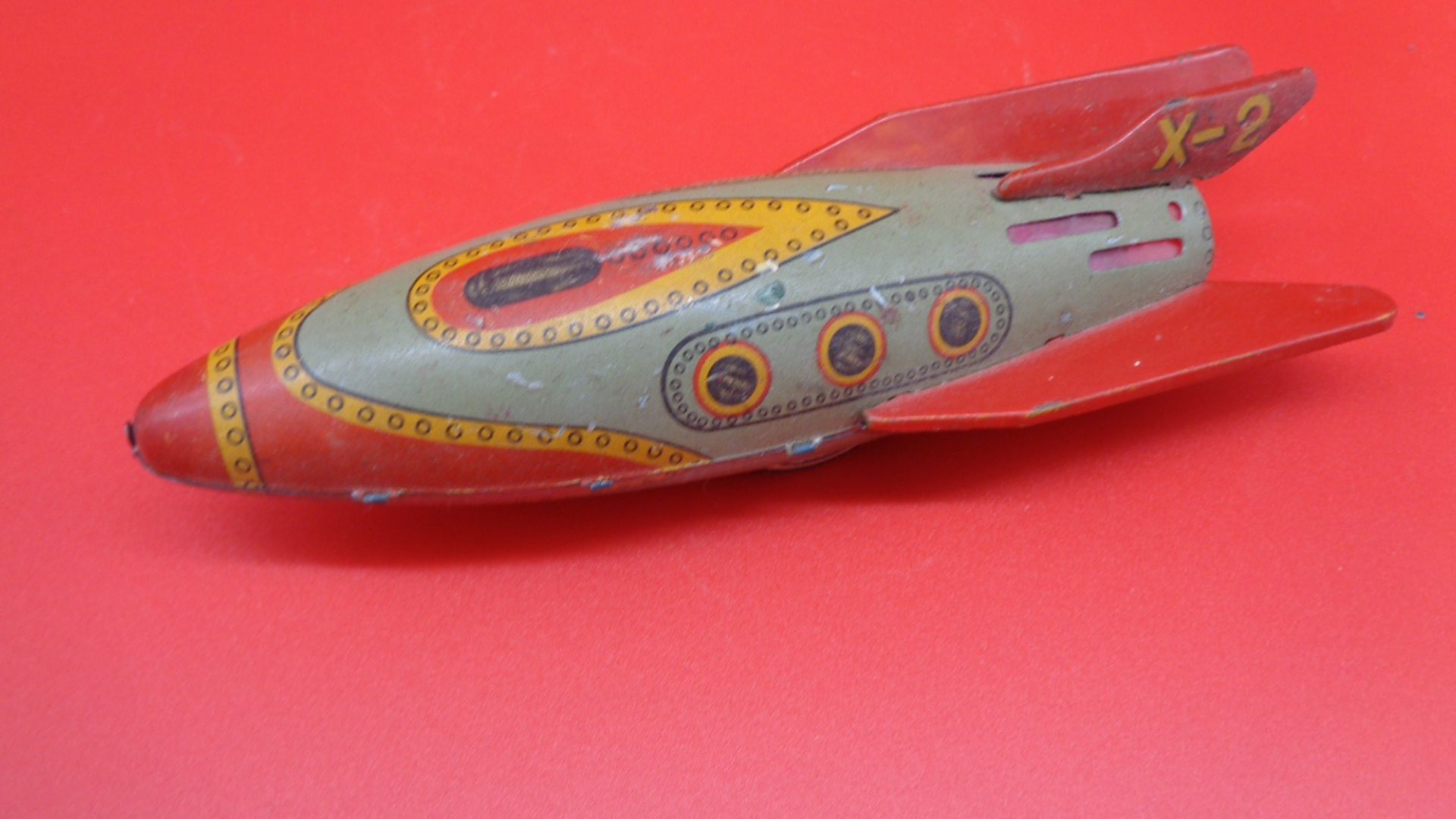 Vintage toy rocket