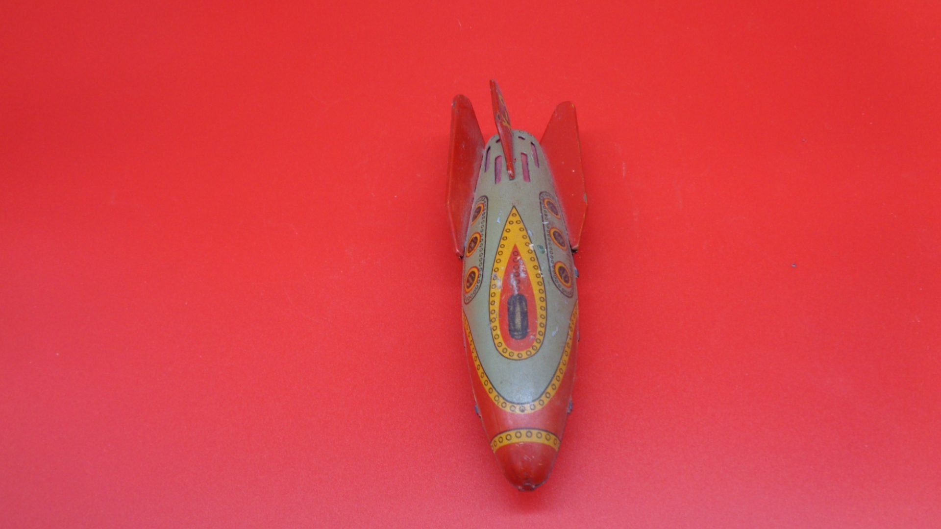 Vintage toy rocket