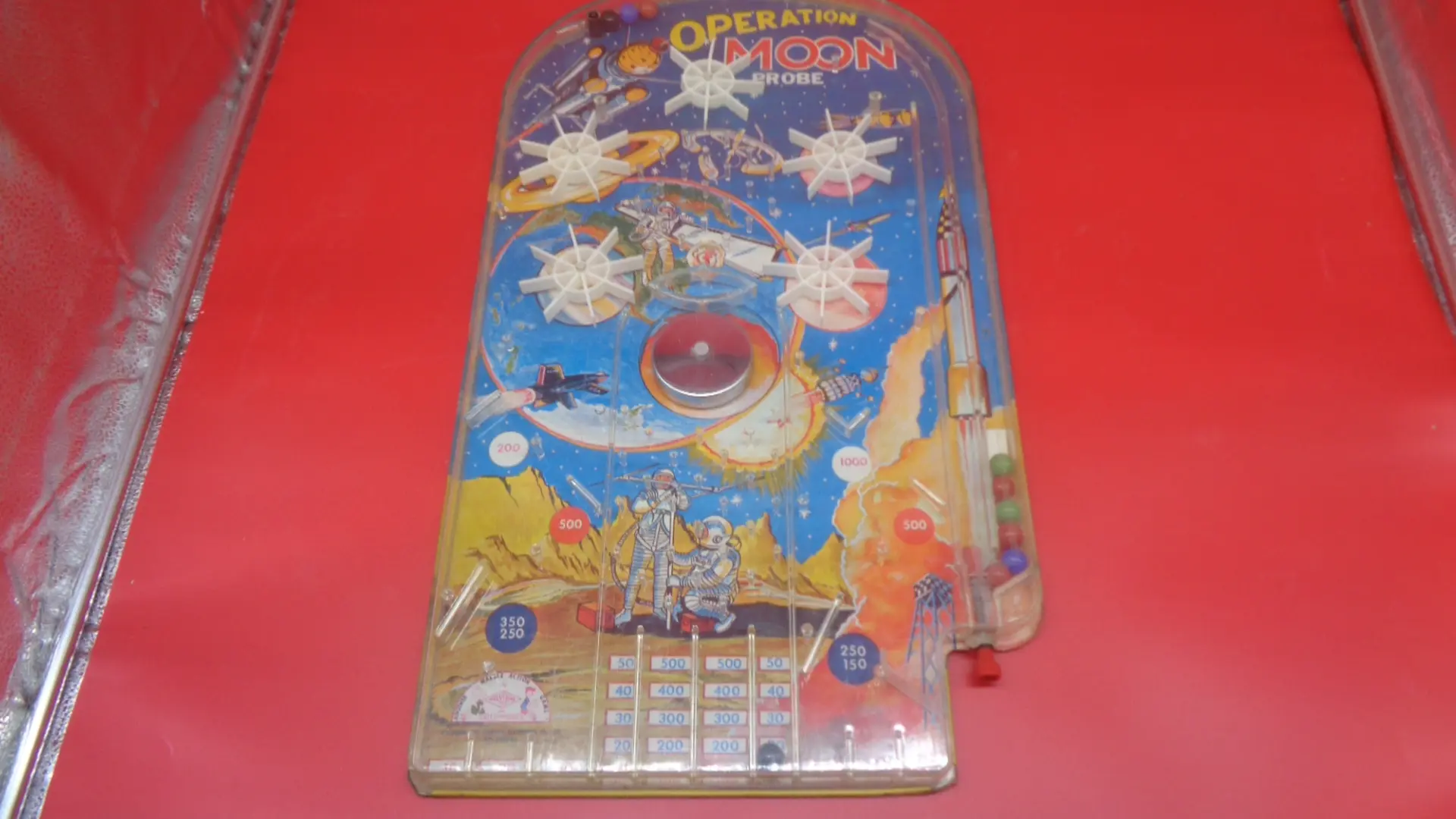 Operation moon portable pinball game
