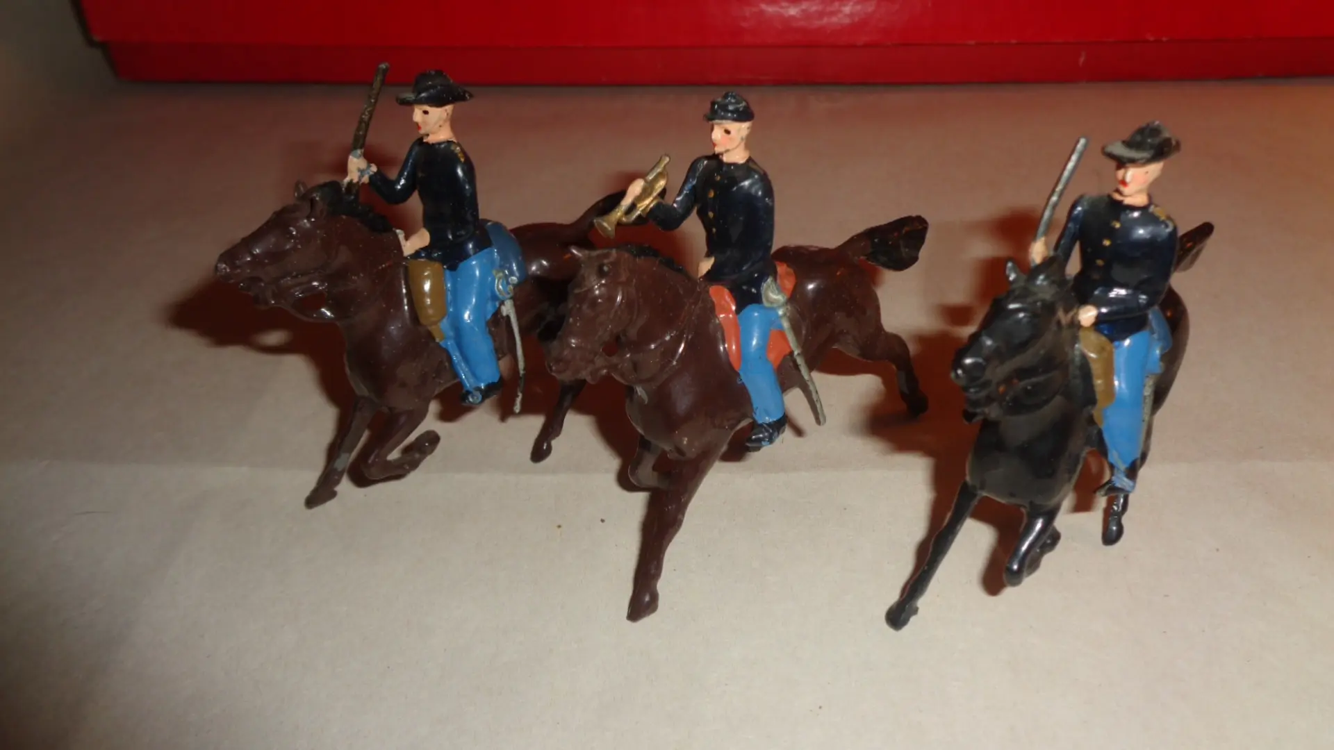 Vintage toy British soldiers