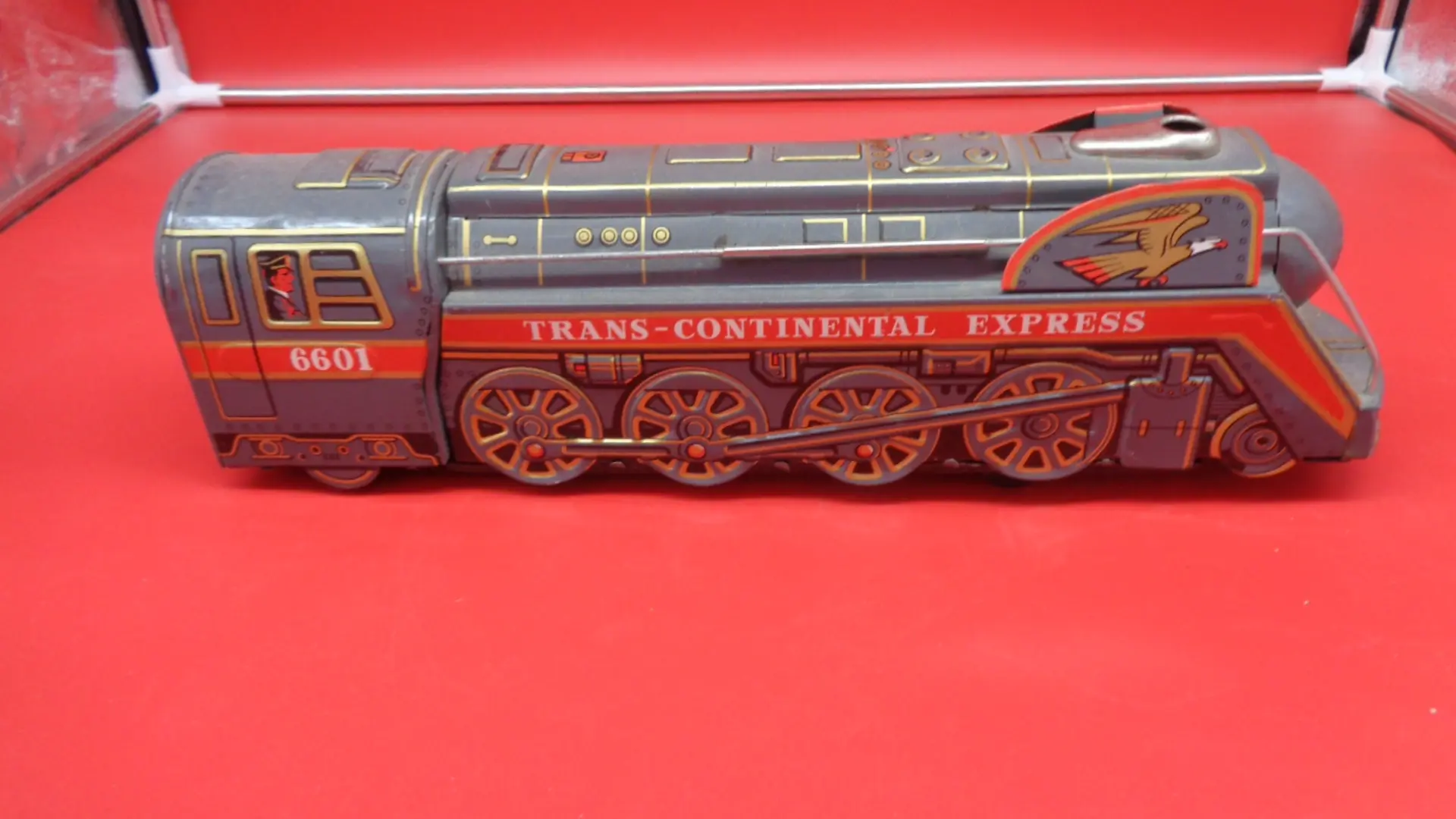 Vintage toy trans-continental express train