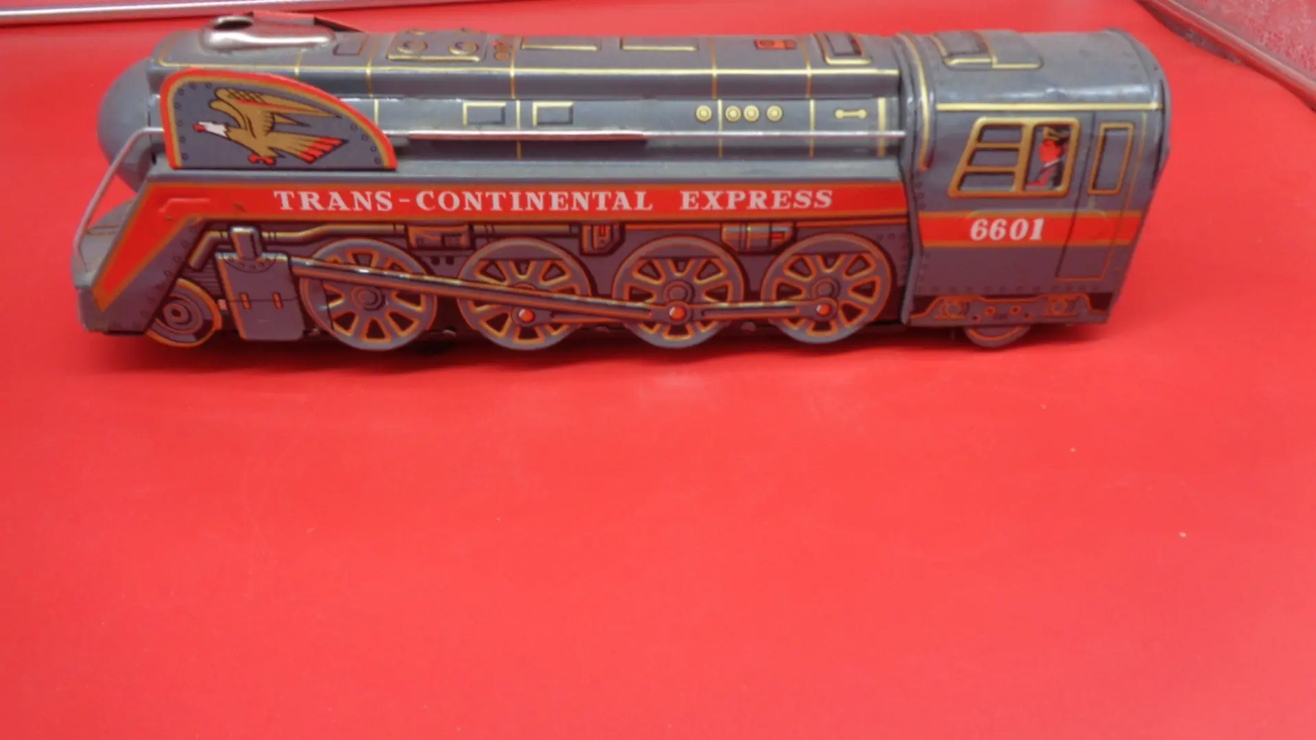 Vintage toy trans-continental express train