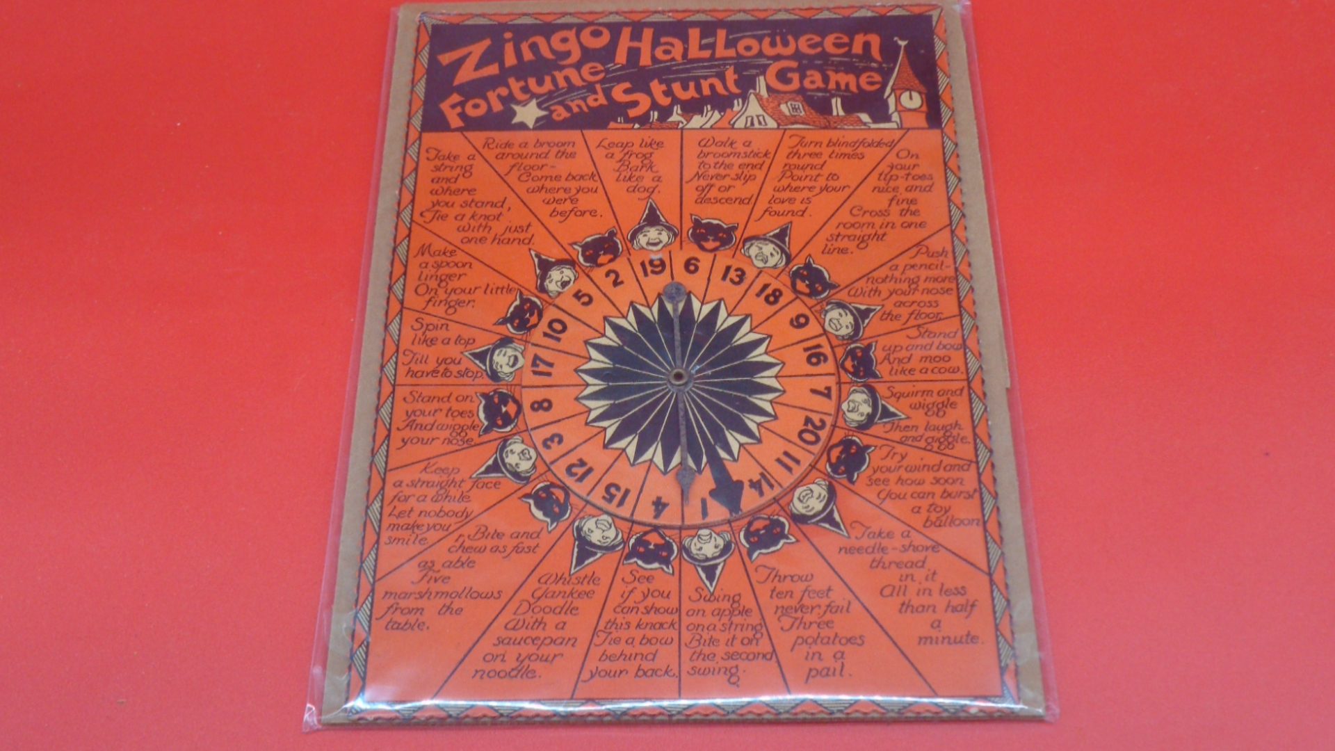 Zingo Halloween Fortune and Stunt game