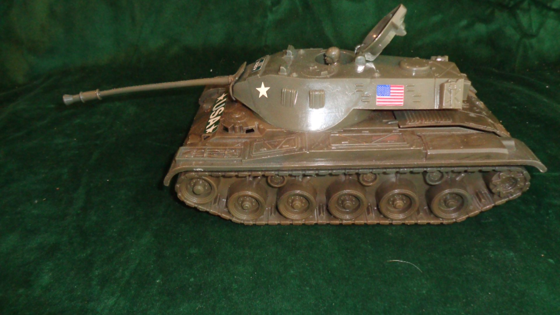 Vintage toy US tank