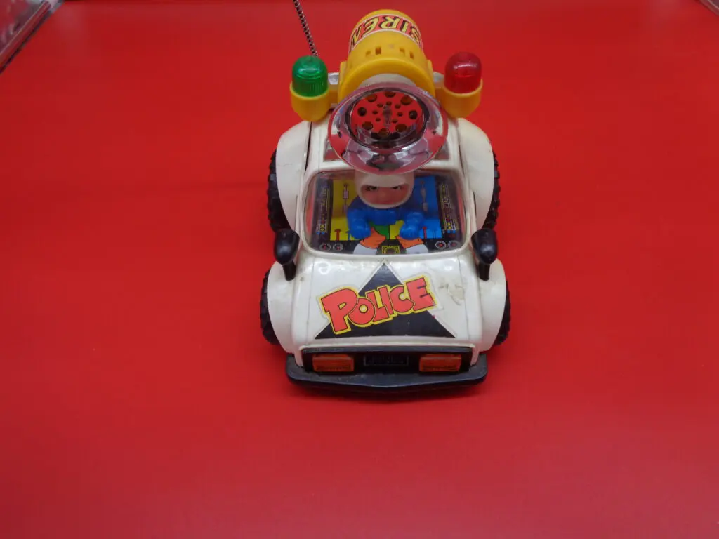Battery-operated toy police car