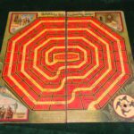 1880's, McLoughlin Bros USA, The District Messenger Box, Board Game