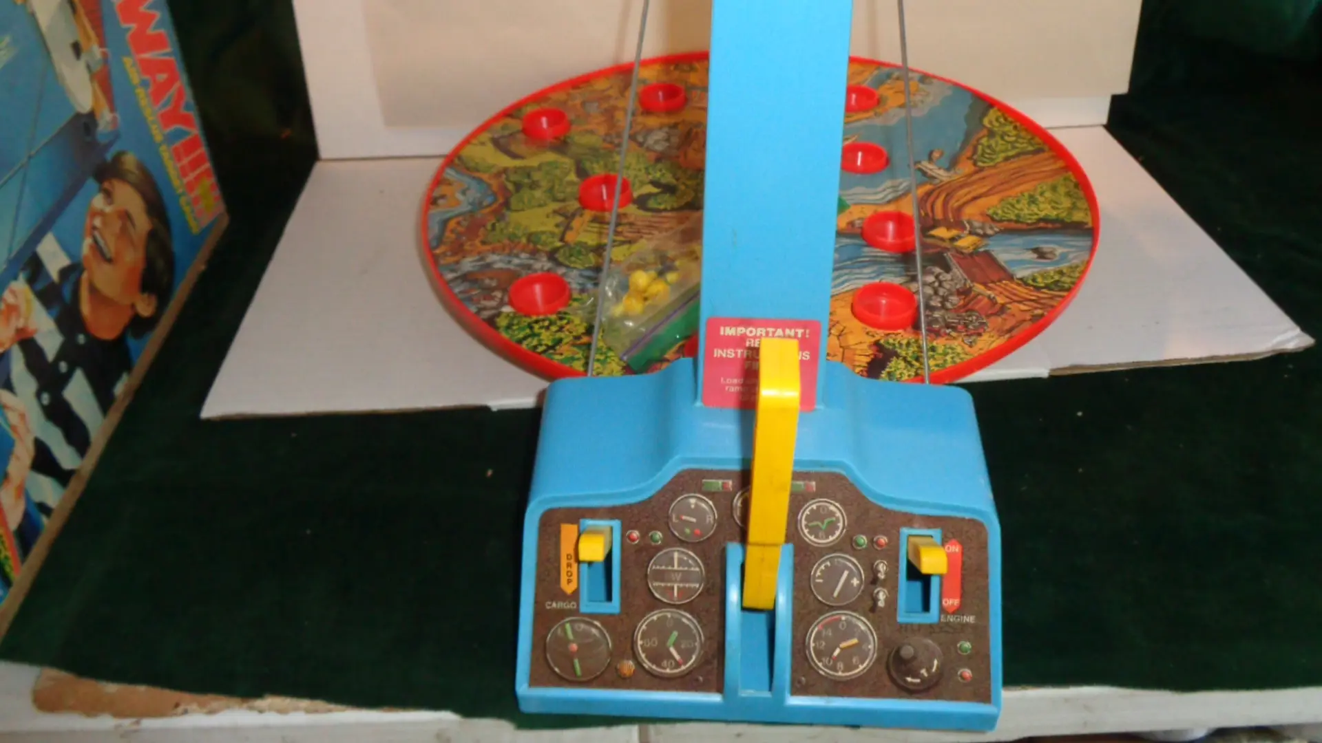Control panel view of Chutes Away Air Rescue Target Game