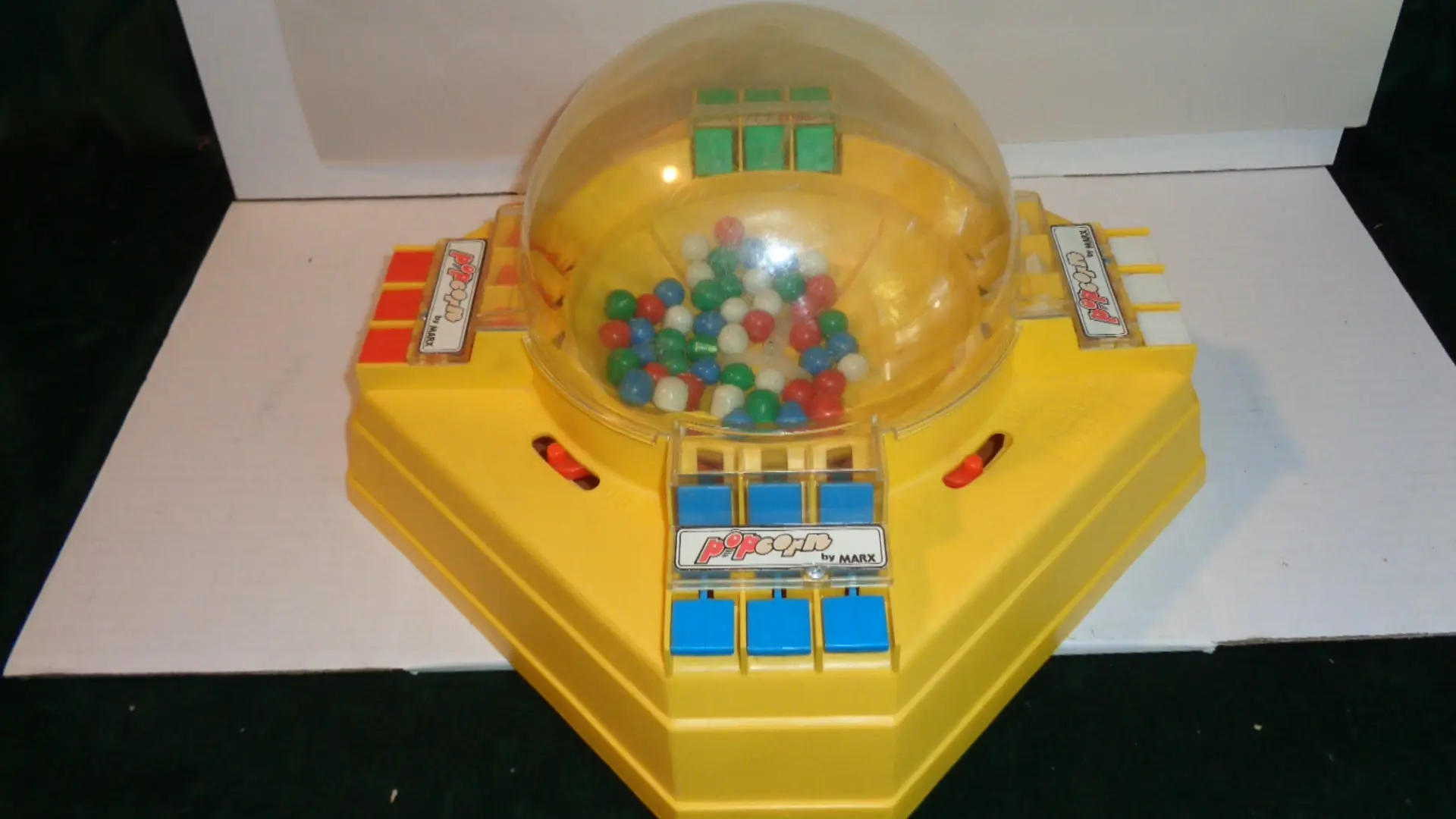 Front view of Table Top Popcorn Machine Game set
