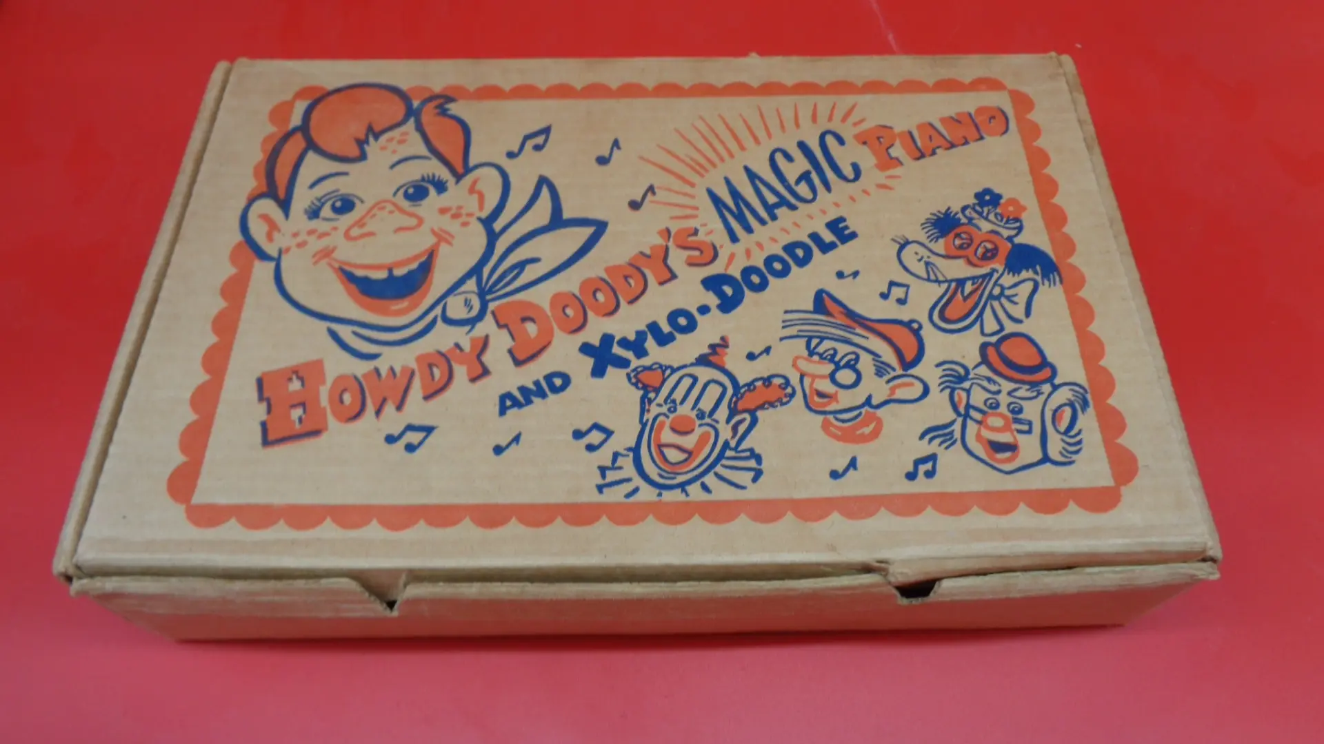 Howdy doodys magic piano and xylo doodle game box