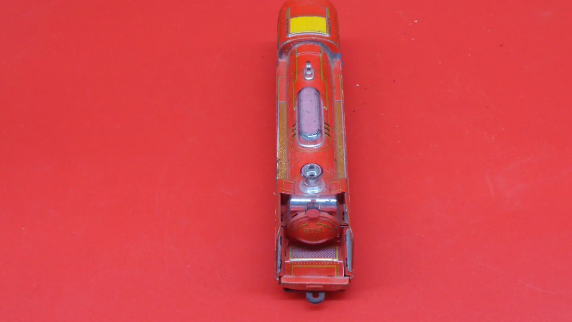 Vintage tin toy firetruck