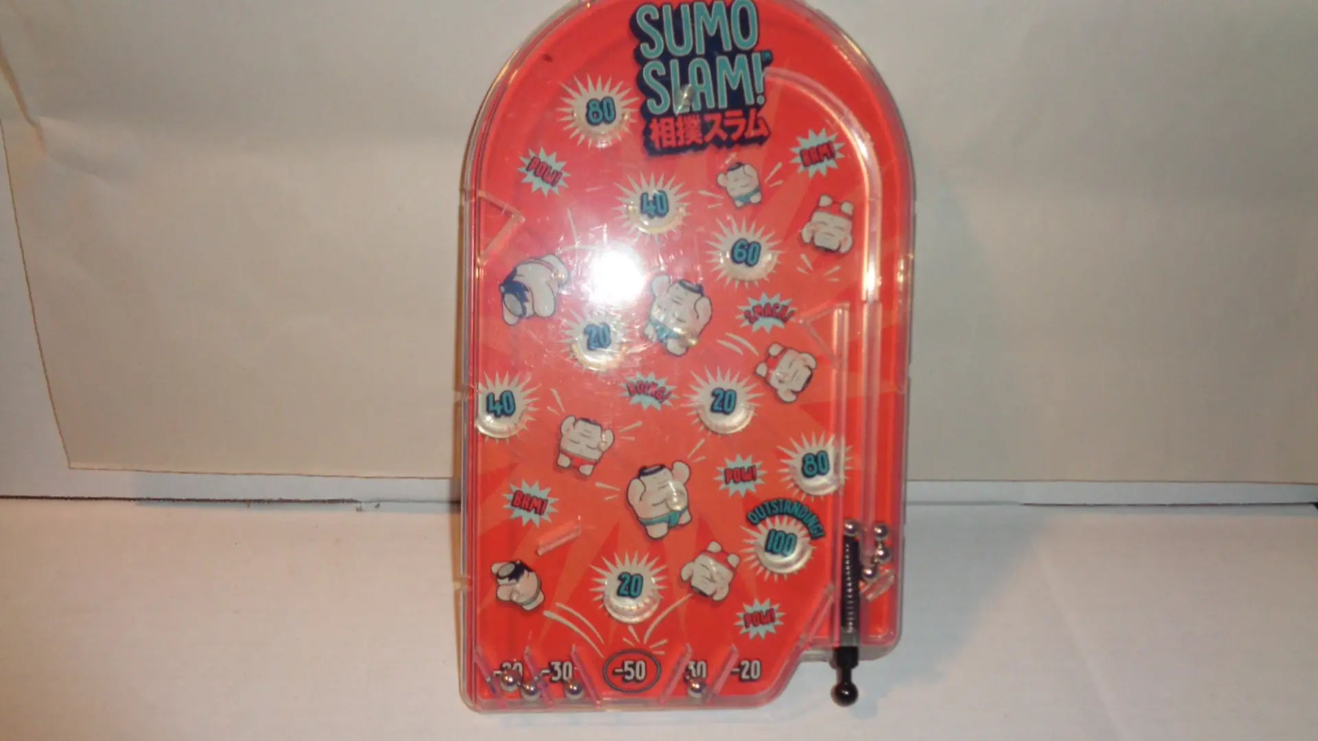 Ridley's Game Sumo Smash Pinball Game, Portable Handheld