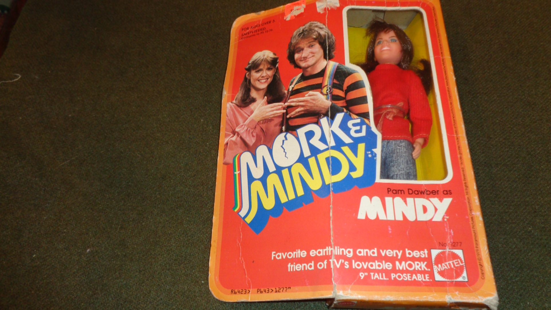 Mattel USA, Mork and Mindy Hit TV Series Mindy Doll 9" Tall w/Original Box