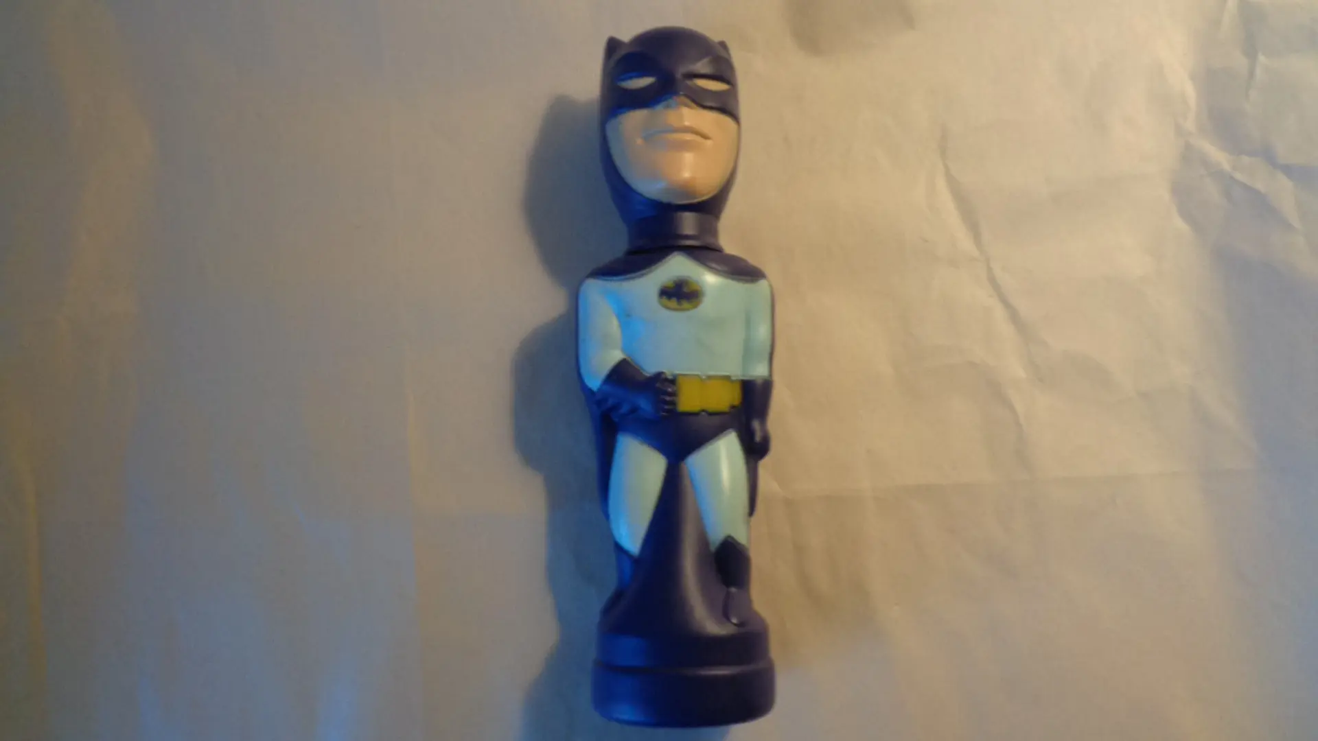 Soaky Toy USA, Batman Toy Bottle Bath Plastic Figure, Front View