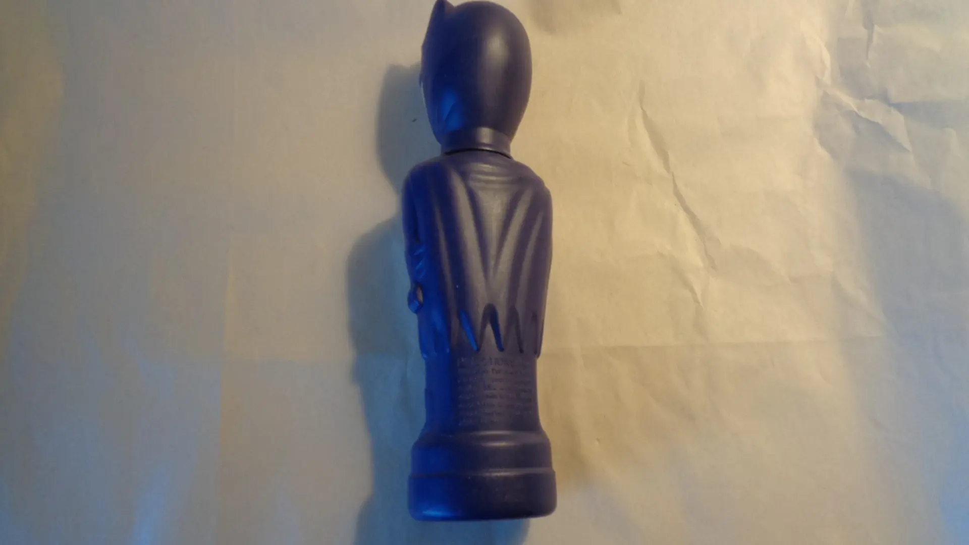 Soaky Toy USA, Batman Toy Bottle Bath Plastic Figure, Back View