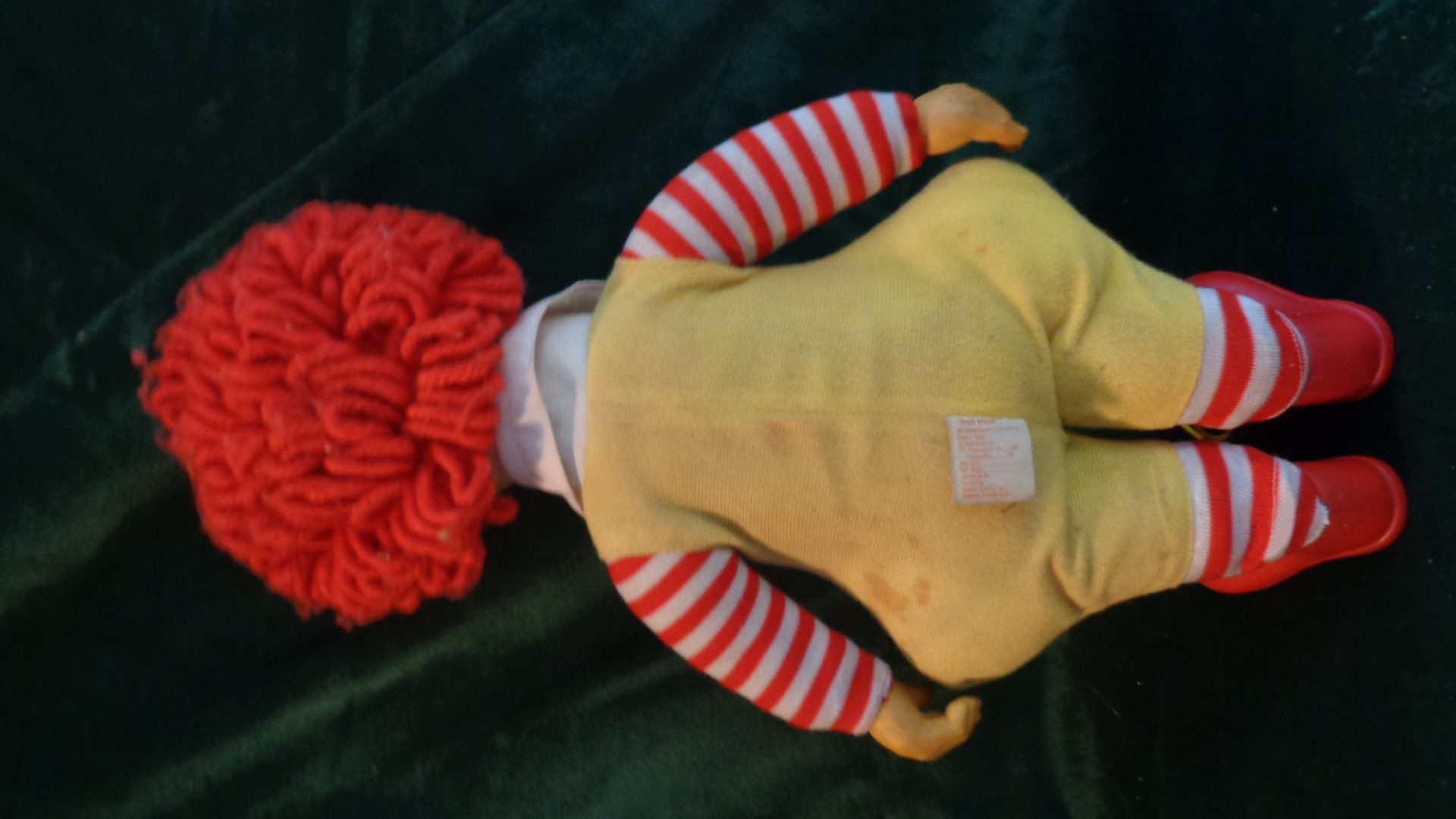 Whistle Doll, McDonald Corp Rear