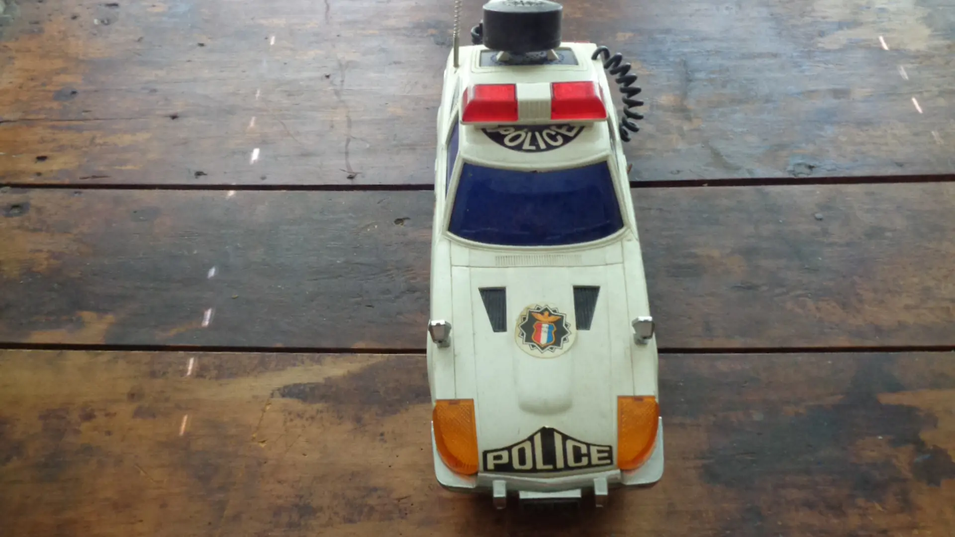 Ca:1980's, Son Ai Toys, Taiwan, Datsun Fairlady 280ZPatrol Car, Battery Operated, Front View