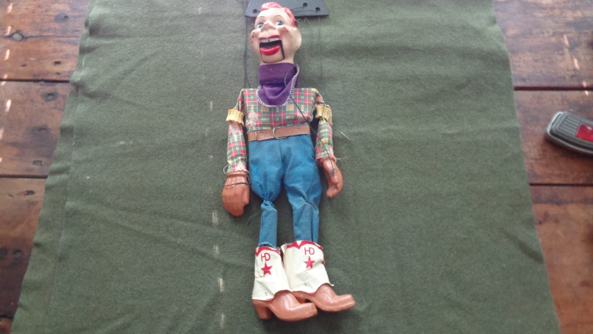 Howdy Doody String Puppet Marionette, Front View