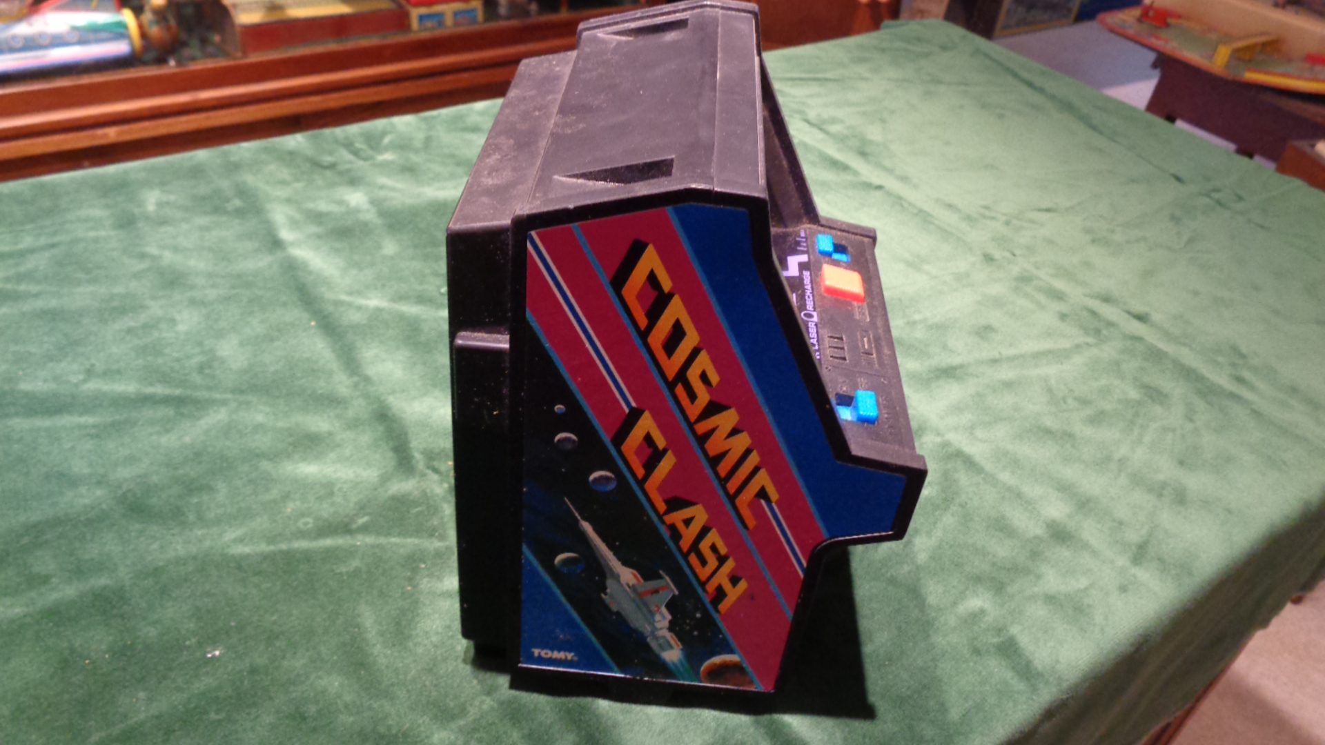 Video Game Cosmic Clash, with Box, Left View